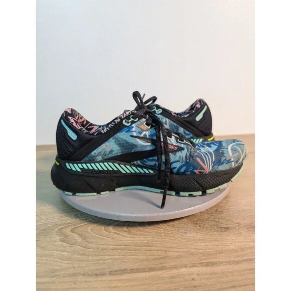 Brooks Adrenaline GTS 22 Womens Size 6 B Tropicla Flamingo Yucca 1203531B095 - Picture 8 of 11